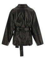 Black Lamb Leather Leather Jacket
