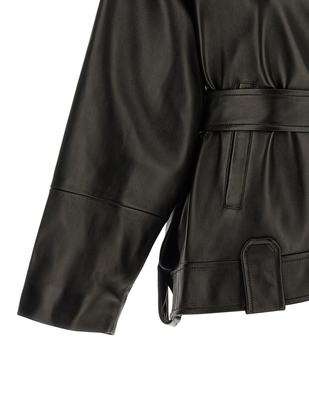 Black Lamb Leather Leather Jacket