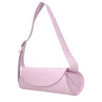 Pink Leather Crossbody Bag