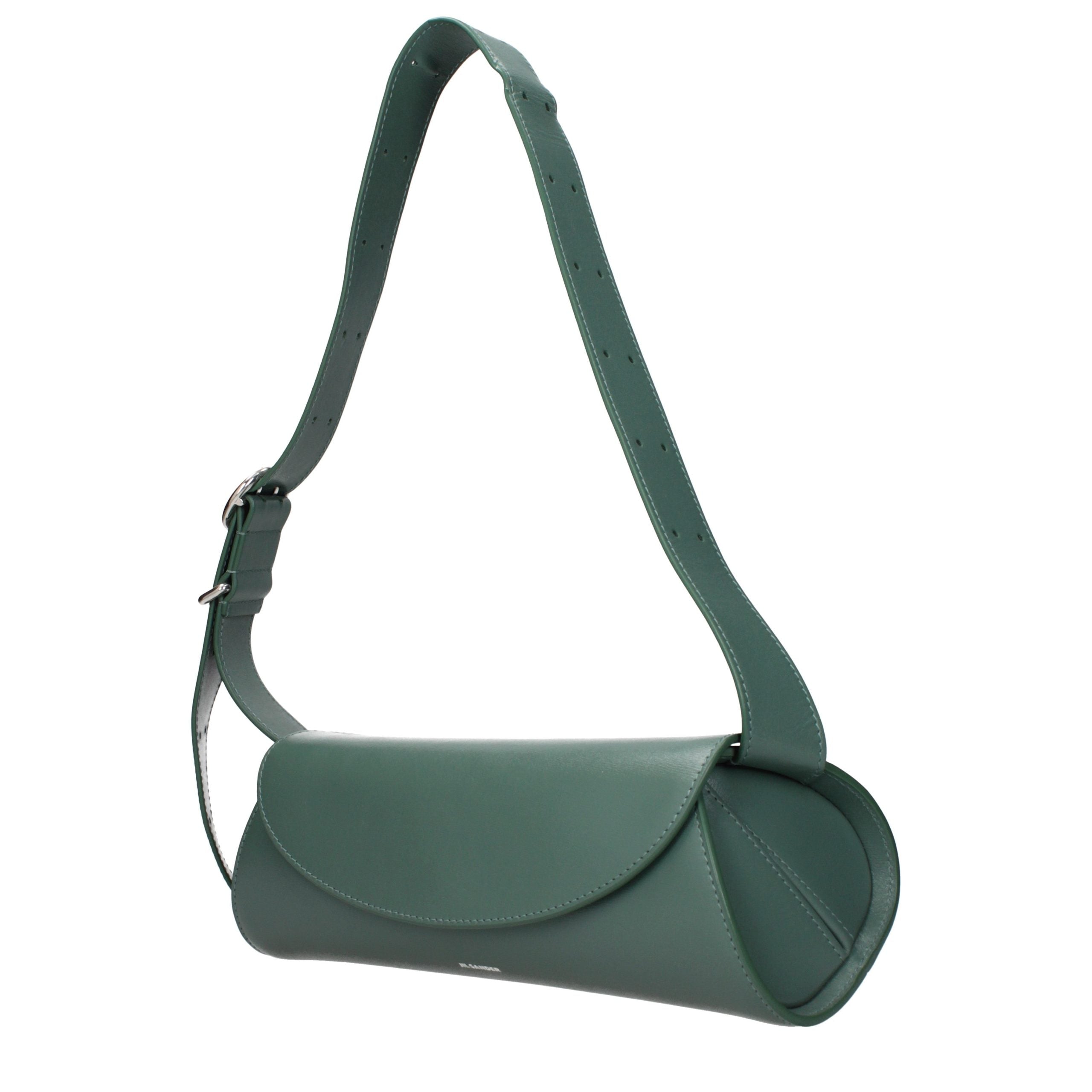 Green Leather Crossbody Bag