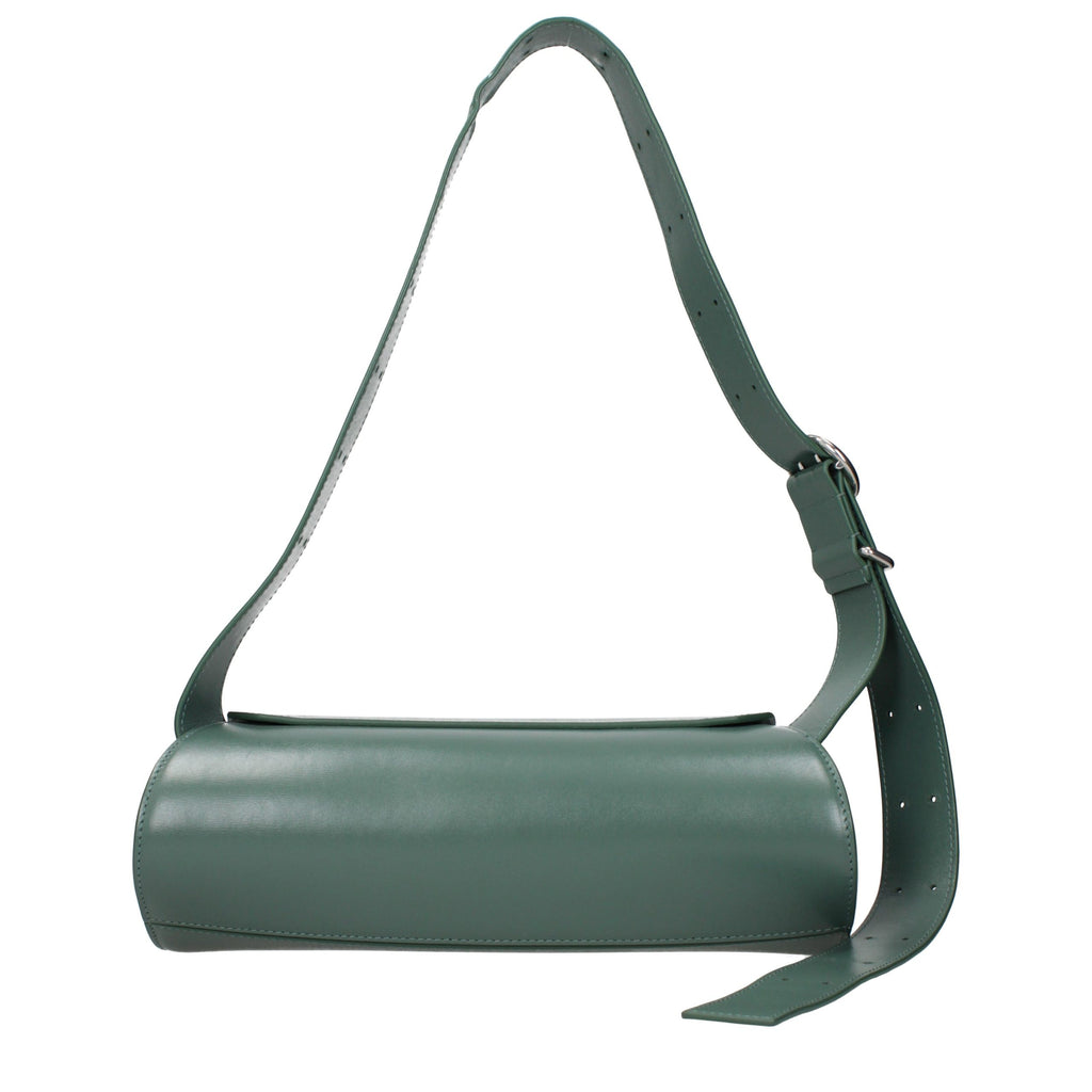 Green Leather Crossbody Bag