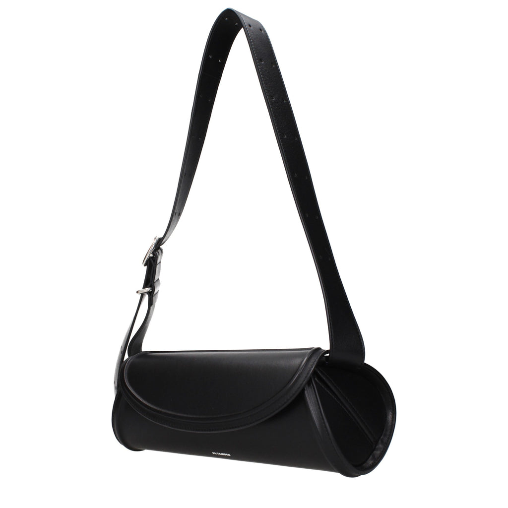 Black Leather Crossbody Bag