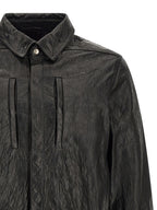 Black Lamb Leather Leather Jacket