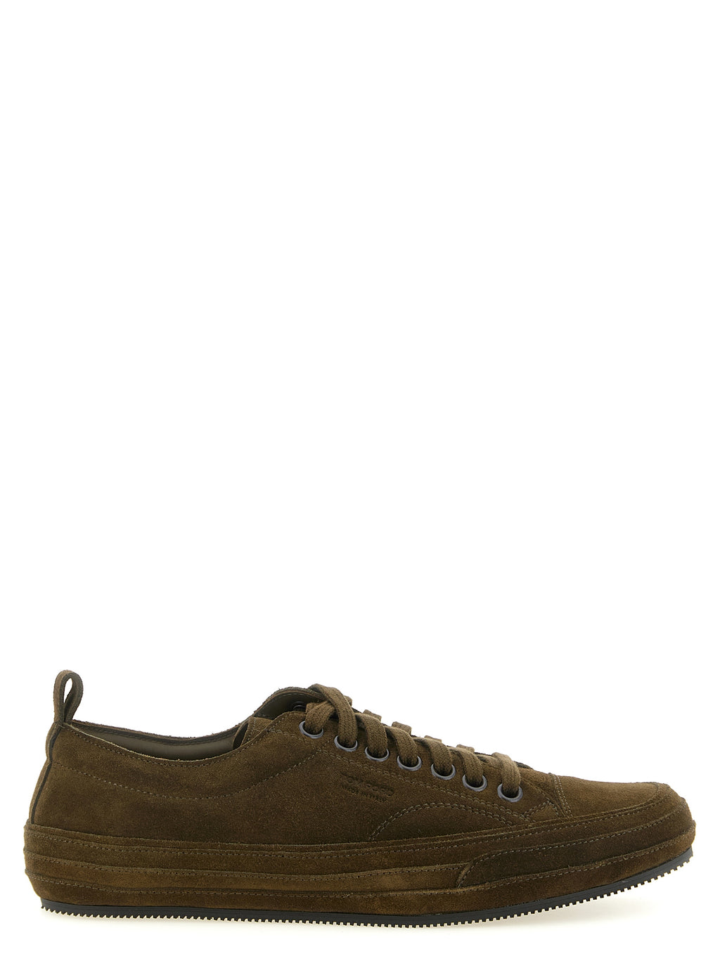 Bicolor Leather Low Top Sneakers