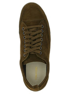Bicolor Leather Low Top Sneakers