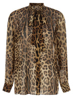 Brown Silk Blouse