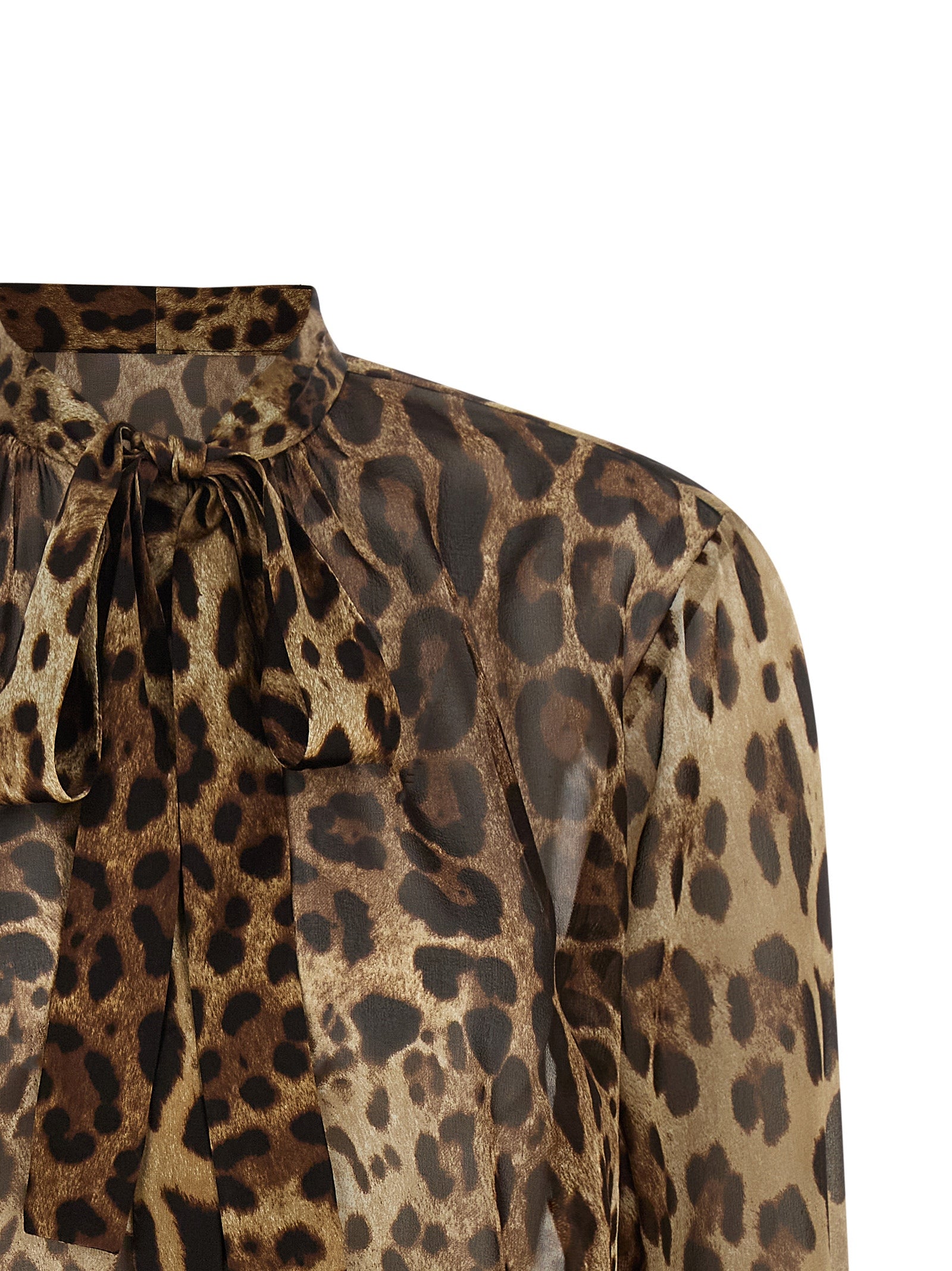 Brown Silk Blouse