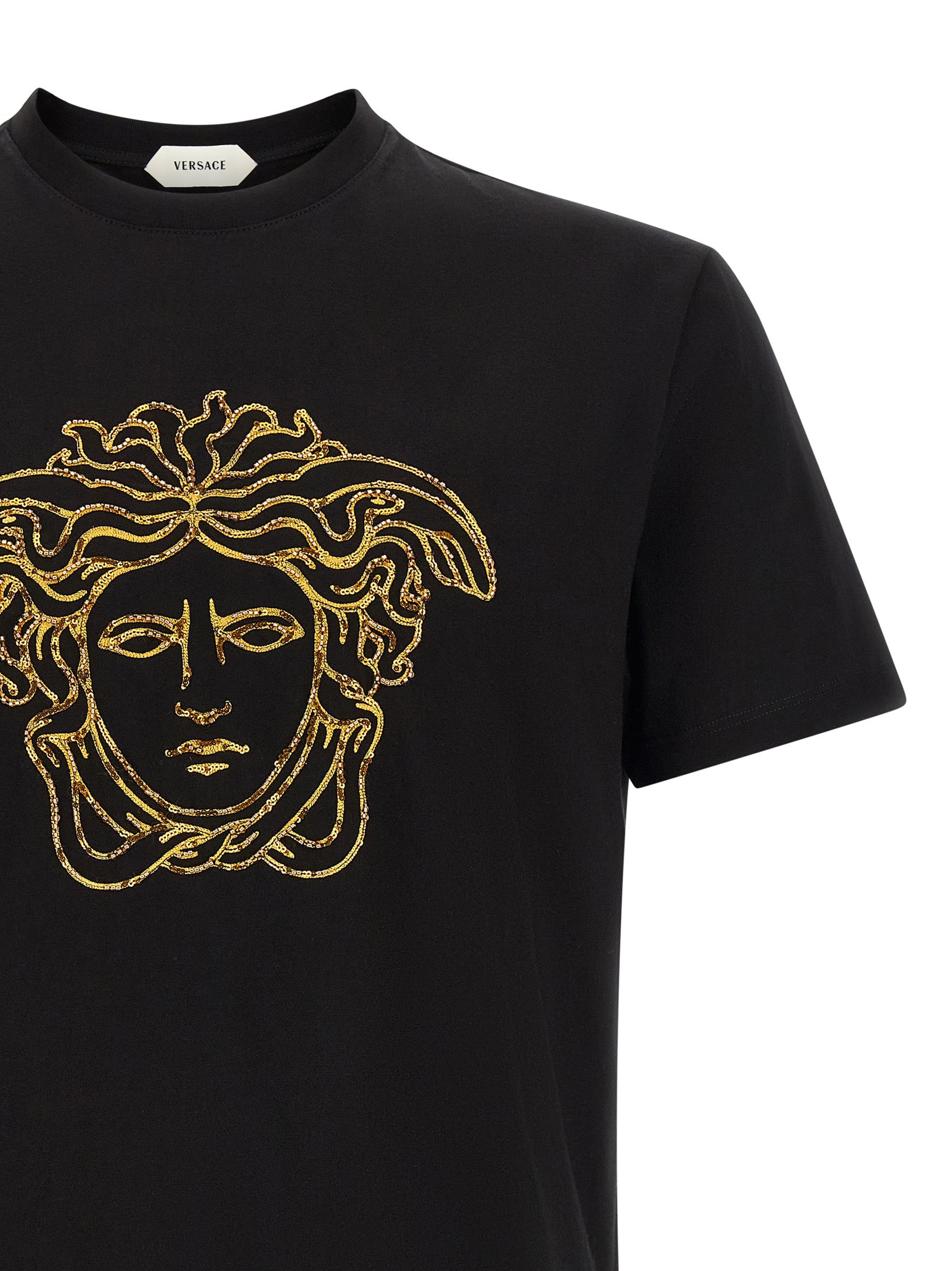 Black Cotton T-Shirt