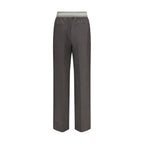 Gray Wool Oves Aries Pants