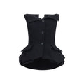 Black Silk Waistcoat