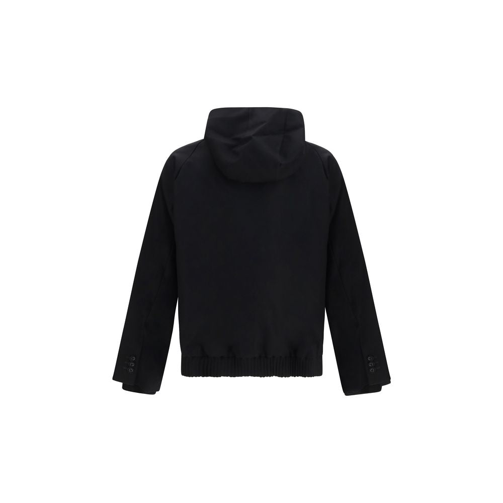 Black Wool Oves Aries Full-Length Jacket