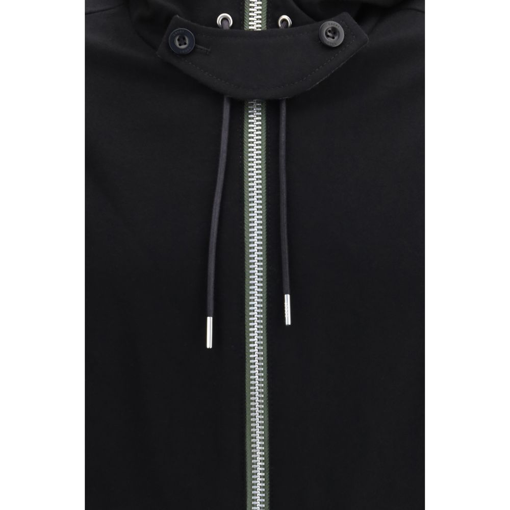 Black Wool Oves Aries Full-Length Jacket