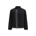 Black Nylon Bomber