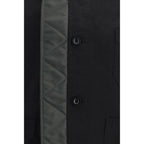 Black Nylon Bomber