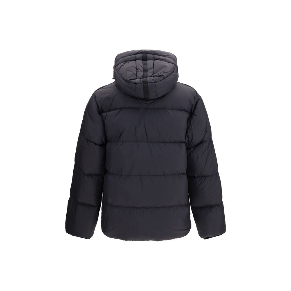 Black Goose Down Full-Length Jacket