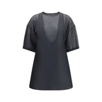 Black Wool Oves Aries Casual Dress