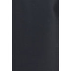 Black Wool Oves Aries Casual Dress