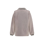 Beige Wool Oves Aries Full-Length Jacket