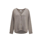 Beige Cashmere Cardigan