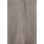 Beige Cashmere Cardigan