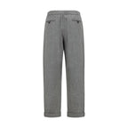 Gray Wool Oves Aries Casual Pants