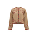 Brown Wool Oves Aries Full-Length Jacket