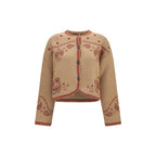 Brown Wool Oves Aries Full-Length Jacket