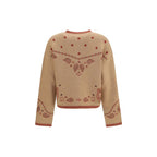 Brown Wool Oves Aries Full-Length Jacket