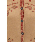 Brown Wool Oves Aries Full-Length Jacket