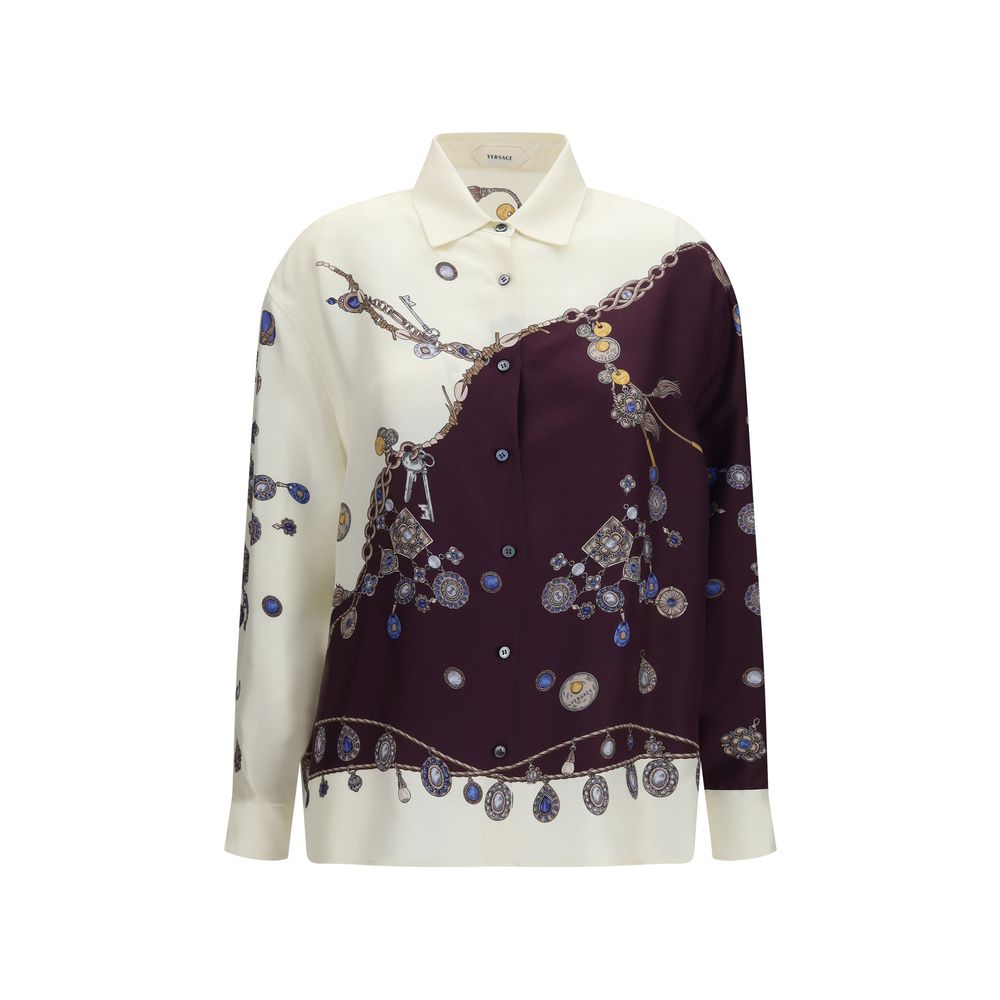 Multicolor Silk Pattern Shirt