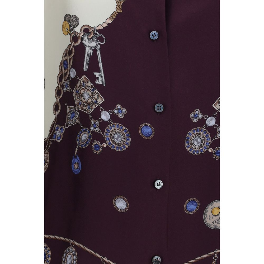 Multicolor Silk Pattern Shirt