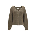 Bicolor Cashmere Cardigan