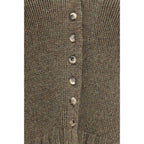 Bicolor Cashmere Cardigan