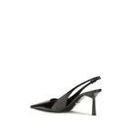 Black Calf Leather Bos Taurus High Heel Pumps