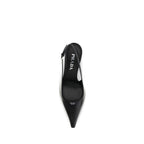 Black Calf Leather Bos Taurus High Heel Pumps