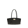 Black Calf Leather Bos Taurus Shoulder Bag