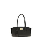 Black Calf Leather Bos Taurus Shoulder Bag