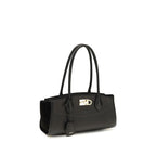 Black Calf Leather Bos Taurus Shoulder Bag