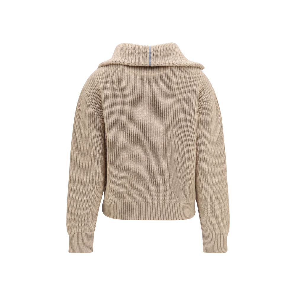Beige Cashmere Polo Shirt