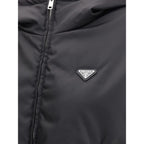 Black Recycled Polyamide Shell Jacket