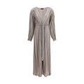 Multicolor Viscose Long Dress