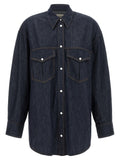 Blue Cotton Blouse