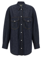 Blue Cotton Blouse