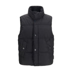 Black Goose Down Sleeveless Jacket