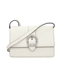 White Leather Crossbody Bag