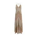 Multicolor Viscose Long Dress