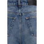 Blue Cotton Relaxed Fit Jeans