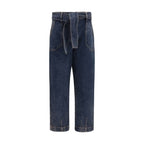 Blue Cotton Jeans Denim