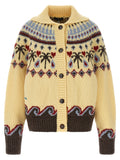Multicolor Virgin Wool Cardigan