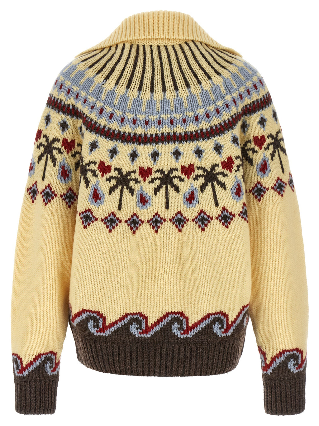 Multicolor Virgin Wool Cardigan